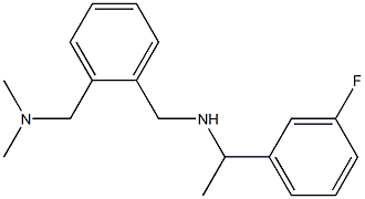 ({2-[(dimethylamino)methyl]phenyl}methyl)[1-(3-fluorophenyl)ethyl]amine|