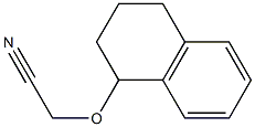 (1,2,3,4-tetrahydronaphthalen-1-yloxy)acetonitrile 化学構造式