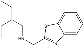 (1,3-benzothiazol-2-ylmethyl)(2-ethylbutyl)amine Struktur