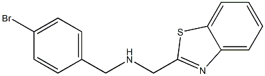 (1,3-benzothiazol-2-ylmethyl)[(4-bromophenyl)methyl]amine