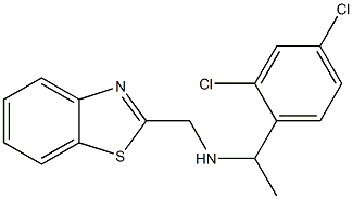 (1,3-benzothiazol-2-ylmethyl)[1-(2,4-dichlorophenyl)ethyl]amine