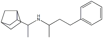 (1-{bicyclo[2.2.1]heptan-2-yl}ethyl)(4-phenylbutan-2-yl)amine Structure