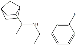 (1-{bicyclo[2.2.1]heptan-2-yl}ethyl)[1-(3-fluorophenyl)ethyl]amine Structure