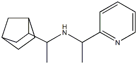 (1-{bicyclo[2.2.1]heptan-2-yl}ethyl)[1-(pyridin-2-yl)ethyl]amine,,结构式