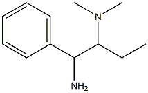 (1-amino-1-phenylbutan-2-yl)dimethylamine Structure