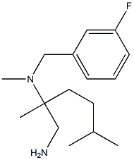 (1-amino-2,5-dimethylhexan-2-yl)[(3-fluorophenyl)methyl]methylamine