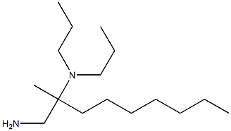 (1-amino-2-methylnonan-2-yl)dipropylamine Structure