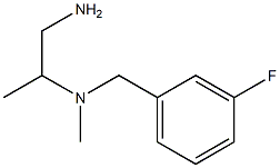 (1-aminopropan-2-yl)[(3-fluorophenyl)methyl]methylamine|