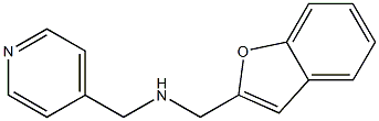 (1-benzofuran-2-ylmethyl)(pyridin-4-ylmethyl)amine