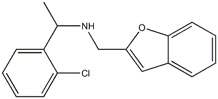 (1-benzofuran-2-ylmethyl)[1-(2-chlorophenyl)ethyl]amine