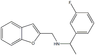 (1-benzofuran-2-ylmethyl)[1-(3-fluorophenyl)ethyl]amine