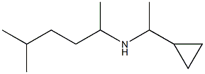 (1-cyclopropylethyl)(5-methylhexan-2-yl)amine Structure