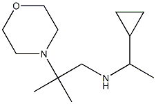 (1-cyclopropylethyl)[2-methyl-2-(morpholin-4-yl)propyl]amine Structure