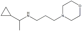 (1-cyclopropylethyl)[3-(morpholin-4-yl)propyl]amine Structure