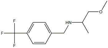 (1-methoxypropan-2-yl)({[4-(trifluoromethyl)phenyl]methyl})amine 结构式