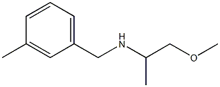 (1-methoxypropan-2-yl)[(3-methylphenyl)methyl]amine