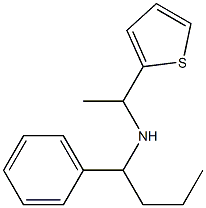 (1-phenylbutyl)[1-(thiophen-2-yl)ethyl]amine Structure