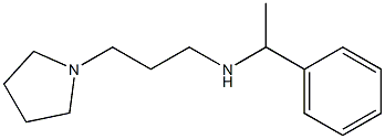 (1-phenylethyl)[3-(pyrrolidin-1-yl)propyl]amine Structure