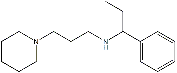 (1-phenylpropyl)[3-(piperidin-1-yl)propyl]amine Structure
