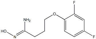 (1Z)-4-(2,4-difluorophenoxy)-N'-hydroxybutanimidamide|