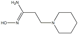 (1Z)-N'-hydroxy-3-piperidin-1-ylpropanimidamide Struktur