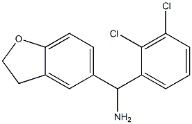 (2,3-dichlorophenyl)(2,3-dihydro-1-benzofuran-5-yl)methanamine Structure