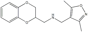 (2,3-dihydro-1,4-benzodioxin-2-ylmethyl)[(3,5-dimethyl-1,2-oxazol-4-yl)methyl]amine|