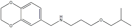 (2,3-dihydro-1,4-benzodioxin-6-ylmethyl)[3-(2-methylpropoxy)propyl]amine