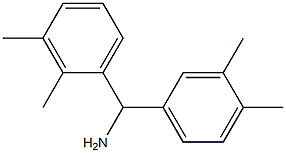 (2,3-dimethylphenyl)(3,4-dimethylphenyl)methanamine 化学構造式