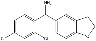 (2,4-dichlorophenyl)(2,3-dihydro-1-benzofuran-5-yl)methanamine Structure