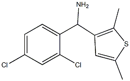 (2,4-dichlorophenyl)(2,5-dimethylthiophen-3-yl)methanamine Structure