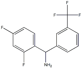 (2,4-difluorophenyl)[3-(trifluoromethyl)phenyl]methanamine|