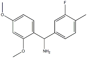 (2,4-dimethoxyphenyl)(3-fluoro-4-methylphenyl)methanamine