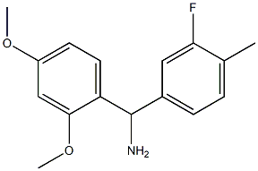  (2,4-dimethoxyphenyl)(3-fluoro-4-methylphenyl)methanamine