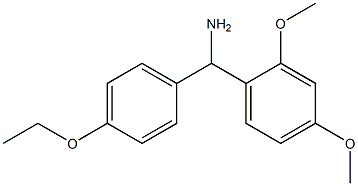 (2,4-dimethoxyphenyl)(4-ethoxyphenyl)methanamine Structure