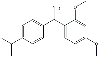  (2,4-dimethoxyphenyl)[4-(propan-2-yl)phenyl]methanamine