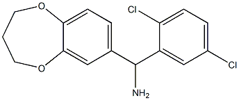(2,5-dichlorophenyl)(3,4-dihydro-2H-1,5-benzodioxepin-7-yl)methanamine