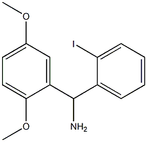 (2,5-dimethoxyphenyl)(2-iodophenyl)methanamine Struktur