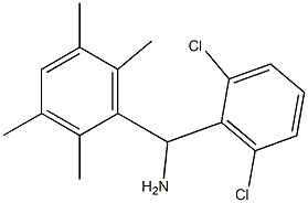 (2,6-dichlorophenyl)(2,3,5,6-tetramethylphenyl)methanamine 化学構造式