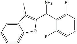 (2,6-difluorophenyl)(3-methyl-1-benzofuran-2-yl)methanamine