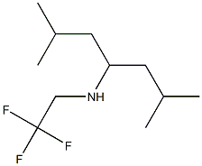 (2,6-dimethylheptan-4-yl)(2,2,2-trifluoroethyl)amine,,结构式