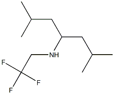 (2,6-dimethylheptan-4-yl)(2,2,2-trifluoroethyl)amine Structure