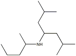 (2,6-dimethylheptan-4-yl)(pentan-2-yl)amine Structure