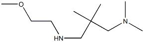 (2-{[(2-methoxyethyl)amino]methyl}-2-methylpropyl)dimethylamine,,结构式