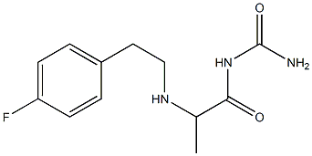 (2-{[2-(4-fluorophenyl)ethyl]amino}propanoyl)urea
