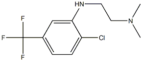 (2-{[2-chloro-5-(trifluoromethyl)phenyl]amino}ethyl)dimethylamine Structure