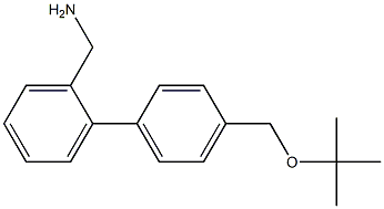 (2-{4-[(tert-butoxy)methyl]phenyl}phenyl)methanamine Structure