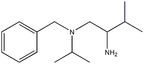 (2-amino-3-methylbutyl)(benzyl)propan-2-ylamine Structure