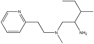 (2-amino-3-methylpentyl)(methyl)[2-(pyridin-2-yl)ethyl]amine|