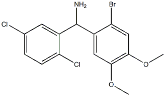 (2-bromo-4,5-dimethoxyphenyl)(2,5-dichlorophenyl)methanamine